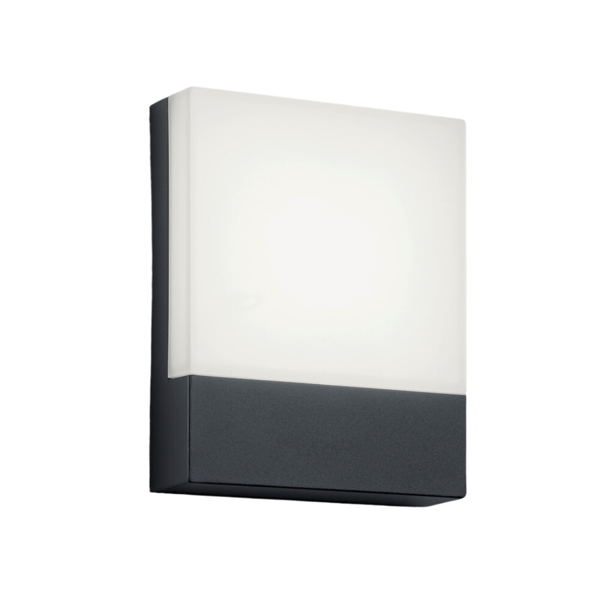 Kinkiet zewnętrzny PECOSantracytowo-biały LED 1x6W 600lm IP54 Trio