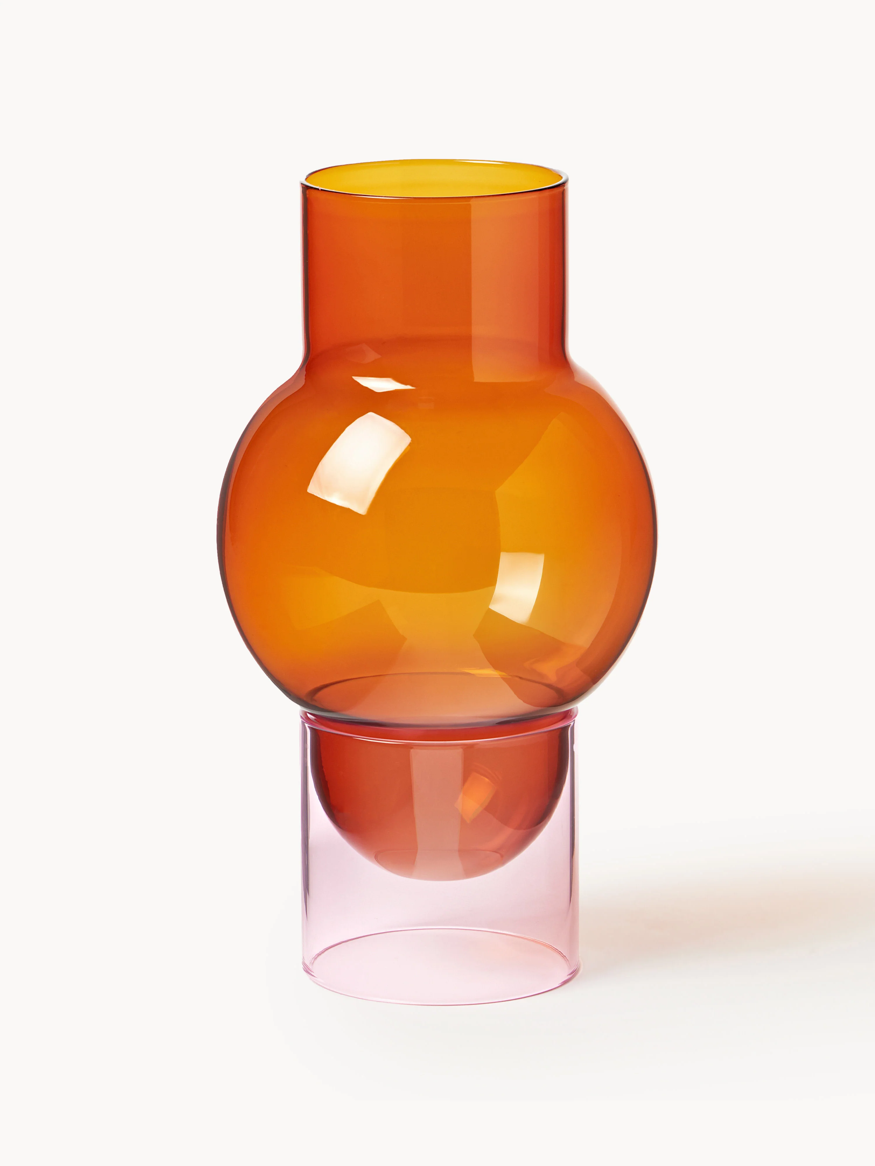 Mundgeblasene Vase Bubble