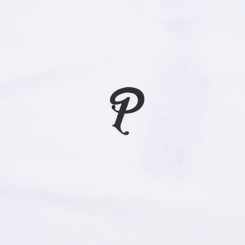 Politics Center P Logo Tee - White