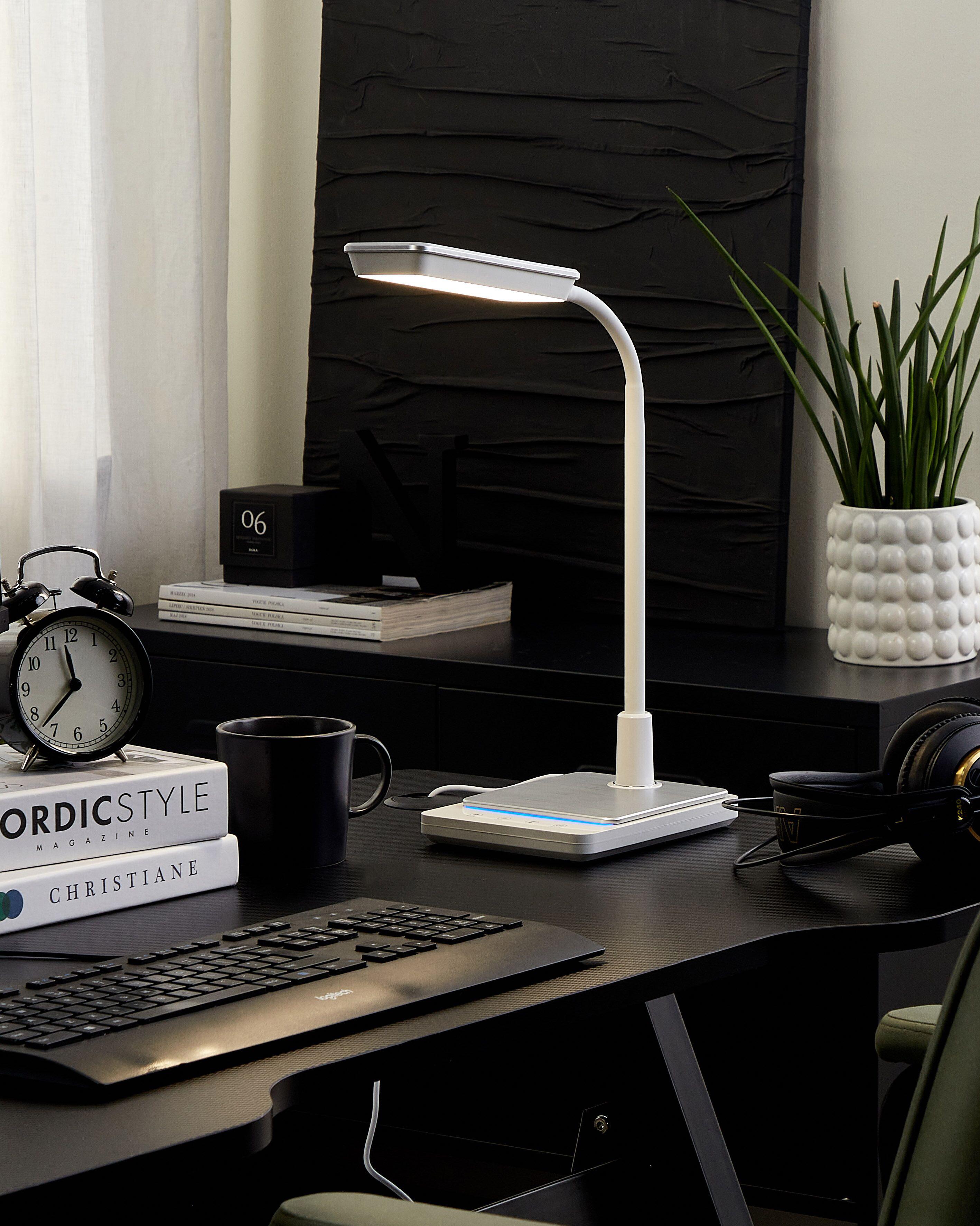 LED Desk Lamp CENTAURUS with Dimmer Metal White