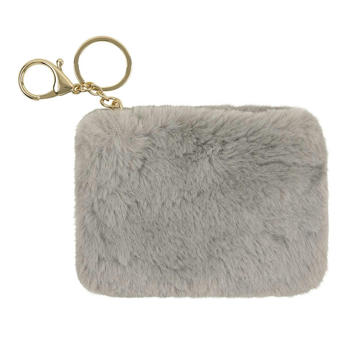 - Porte-monnaie Peluche Gris
