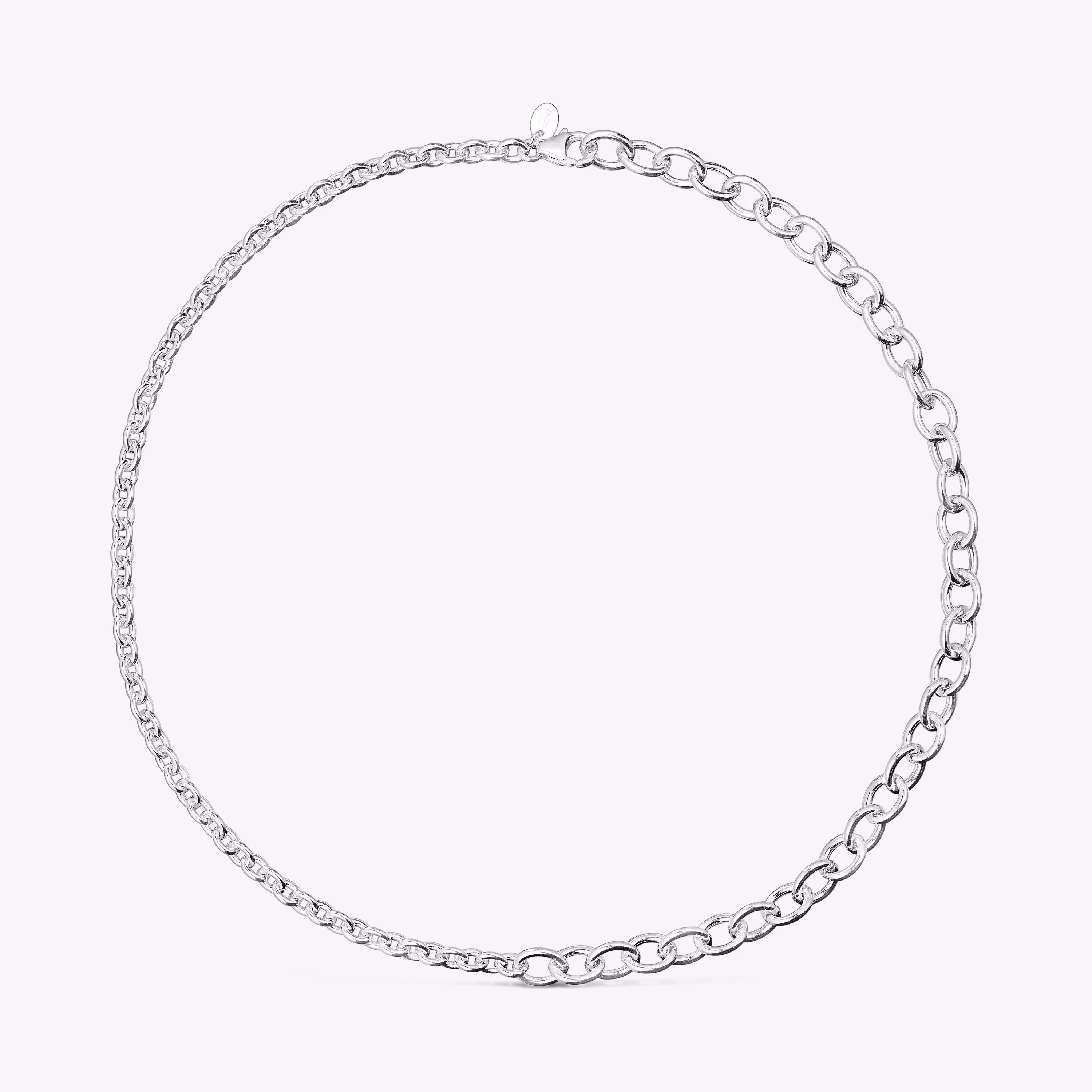 Gargantilla con anillas redondas de plata TOUS Calin