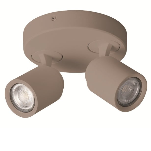 Freelight Freelight Spot Razza Crème 2 lichts GU10 excl. Lichtbron