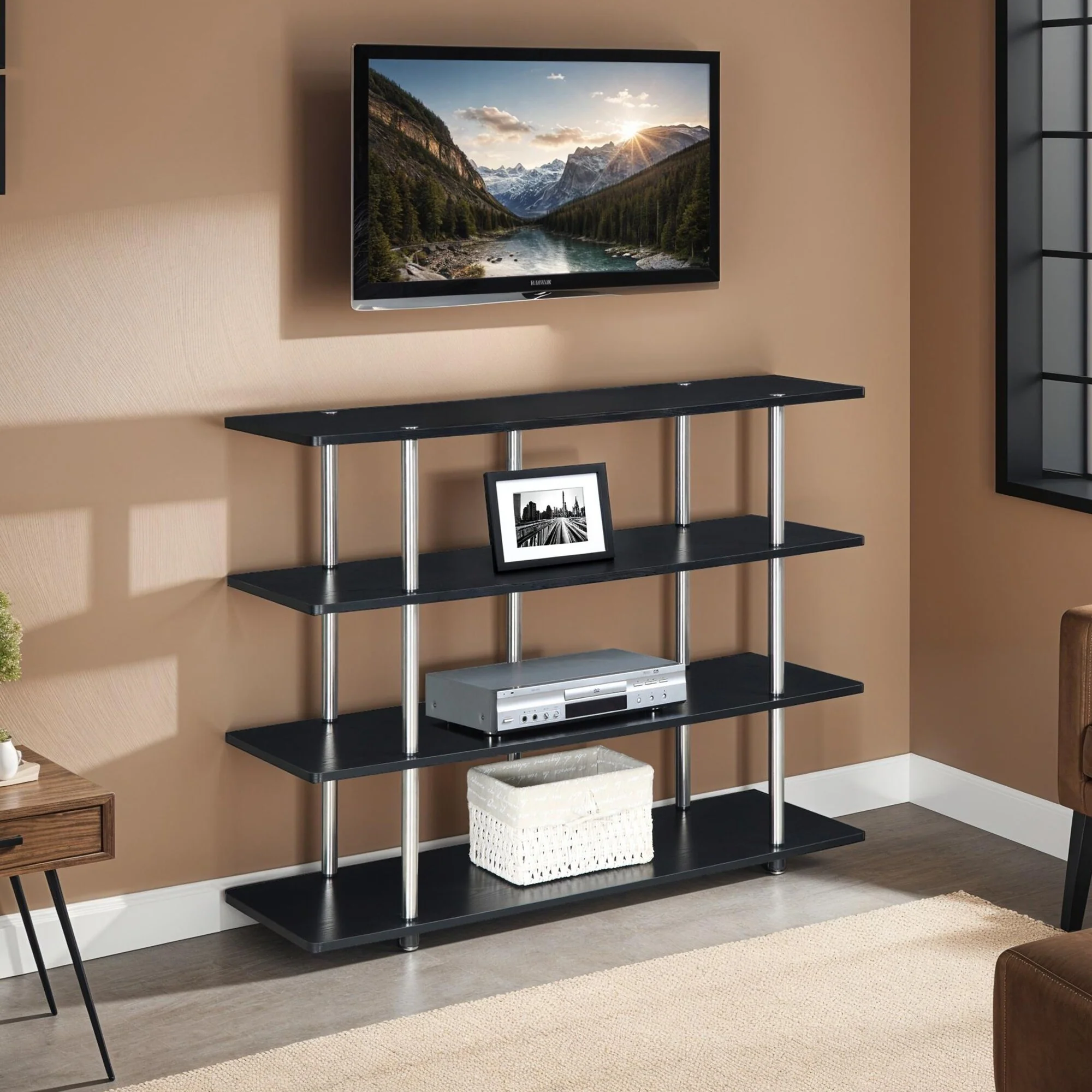 Convenience Concepts Designs2Go XL 55 inch Highboy 4 Tier TV Stand