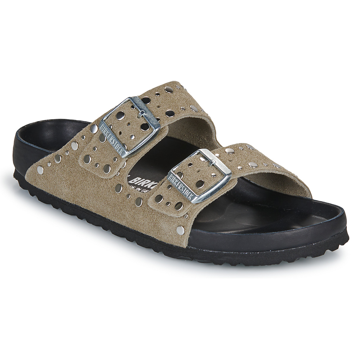 BIRKENSTOCK - Arizona Rivet - Suede / Taupe