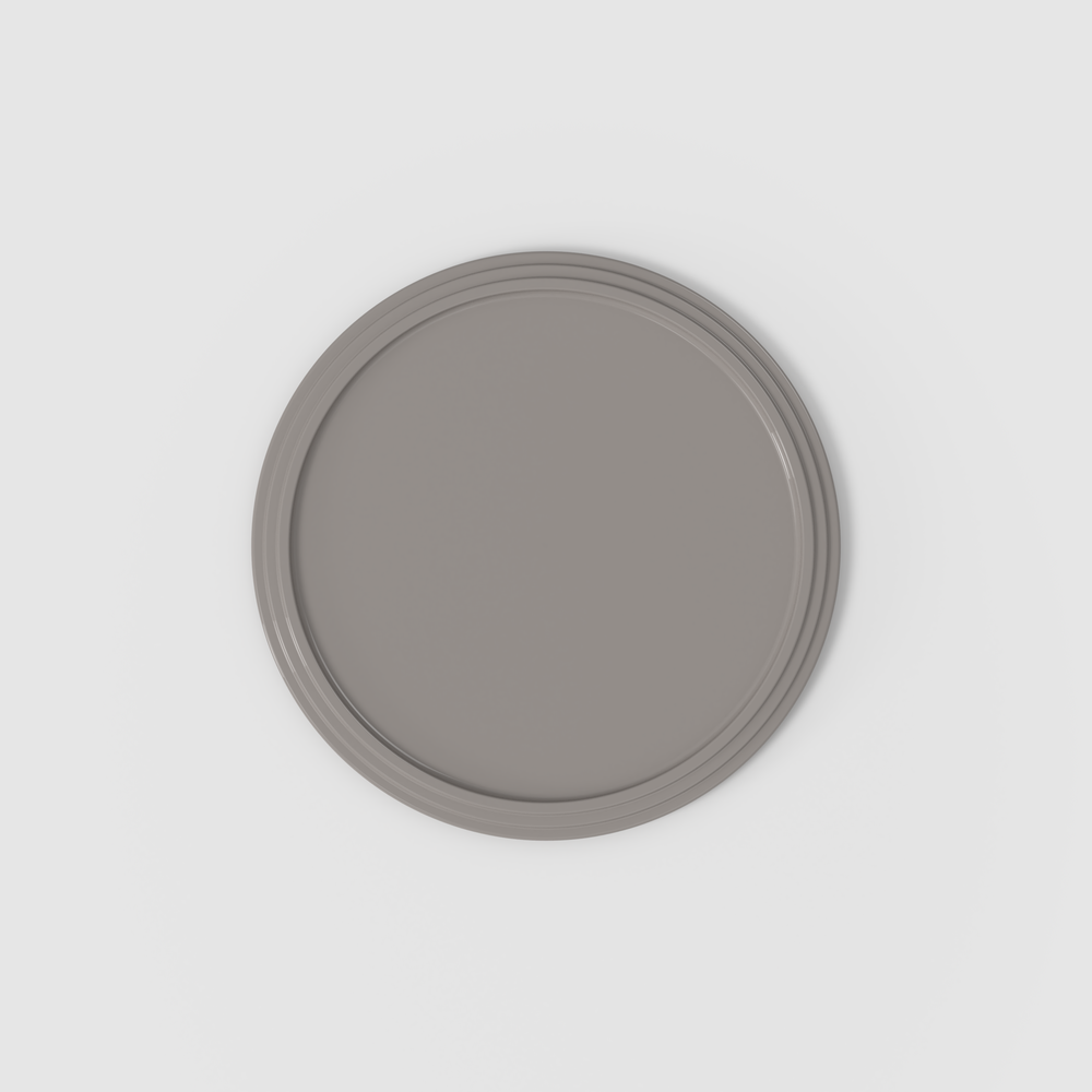 La Boule Serving tray - Grey, 9.5'', Premium Porcelain