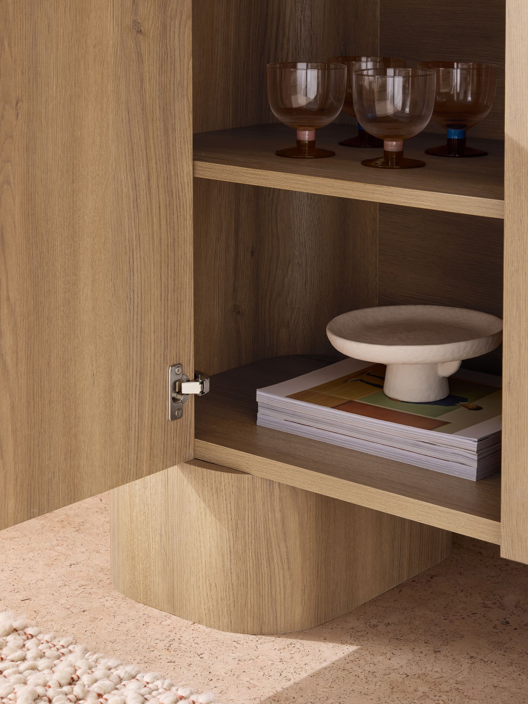 Kain Large Sideboard in Light Oak Effect