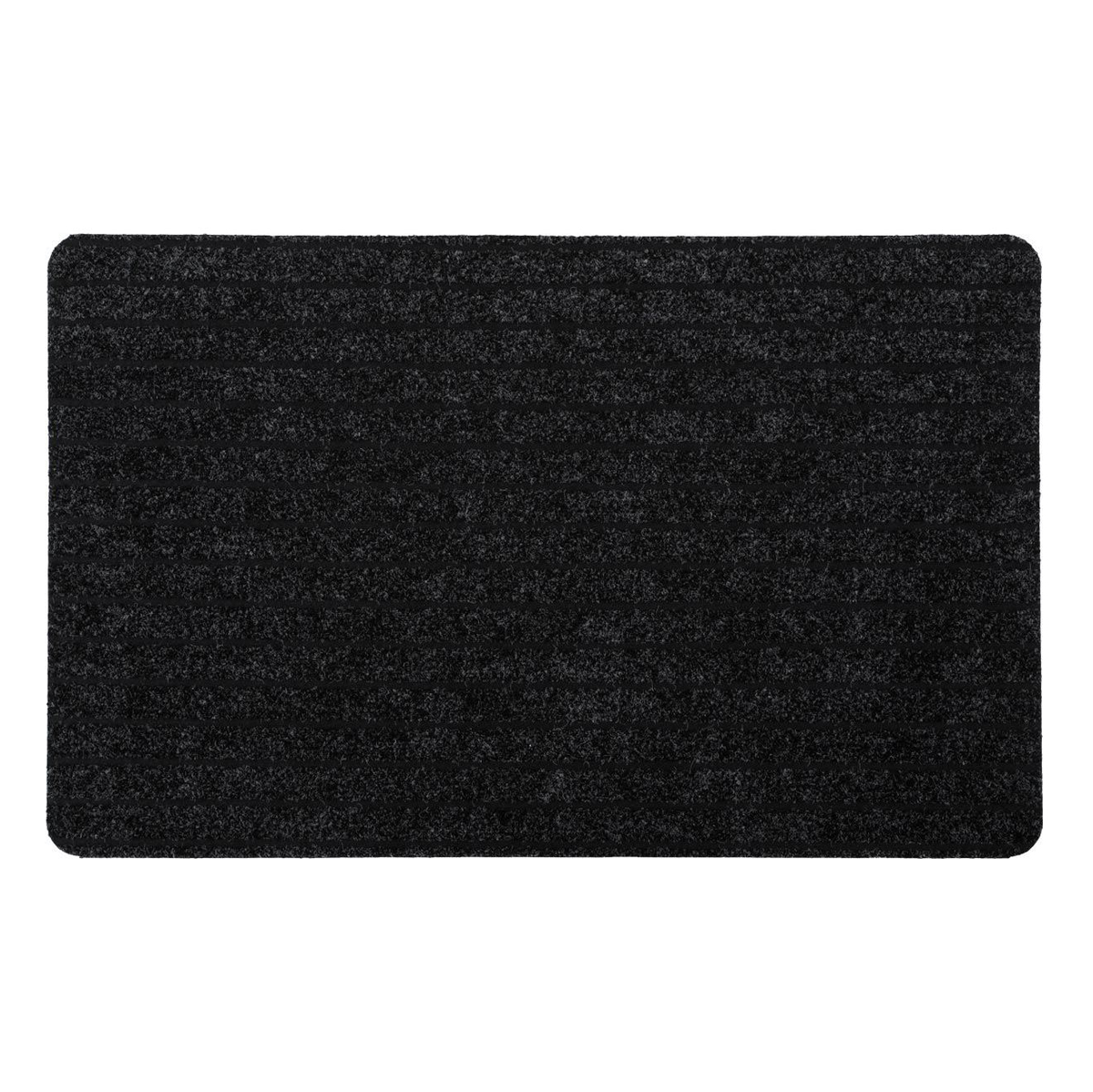 Tapete chloe cinza escuro e preto