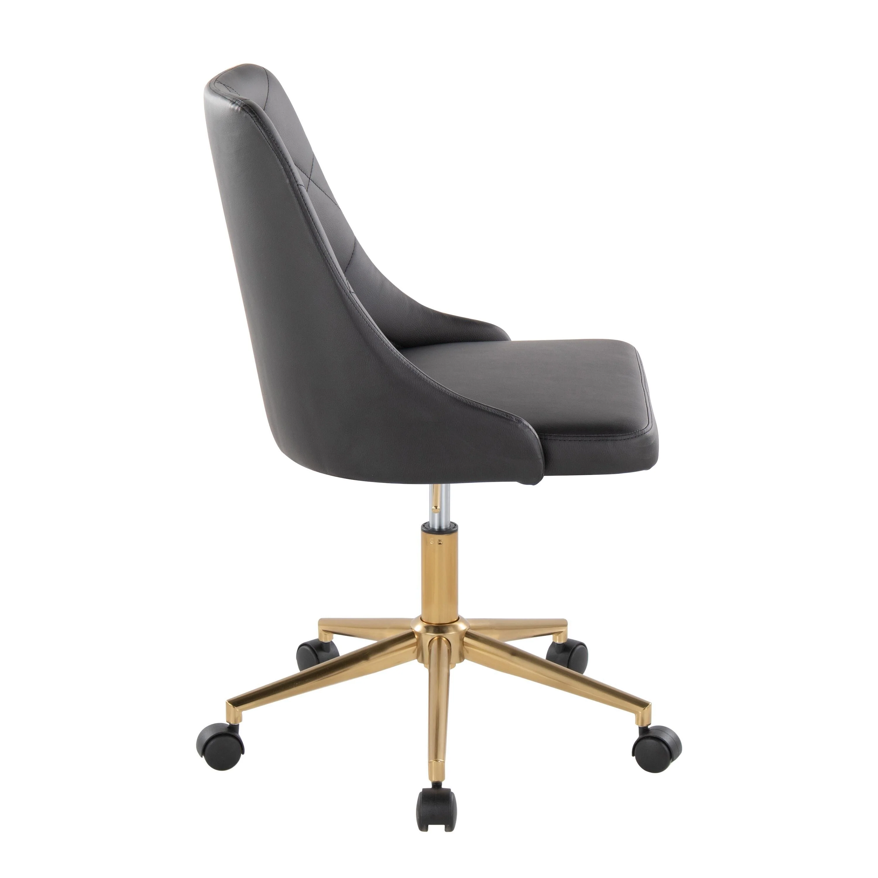 Modern Swivel Task Chair with Adjustable Height and 363-Degree Swivel, Ideal for Office and Home Use.