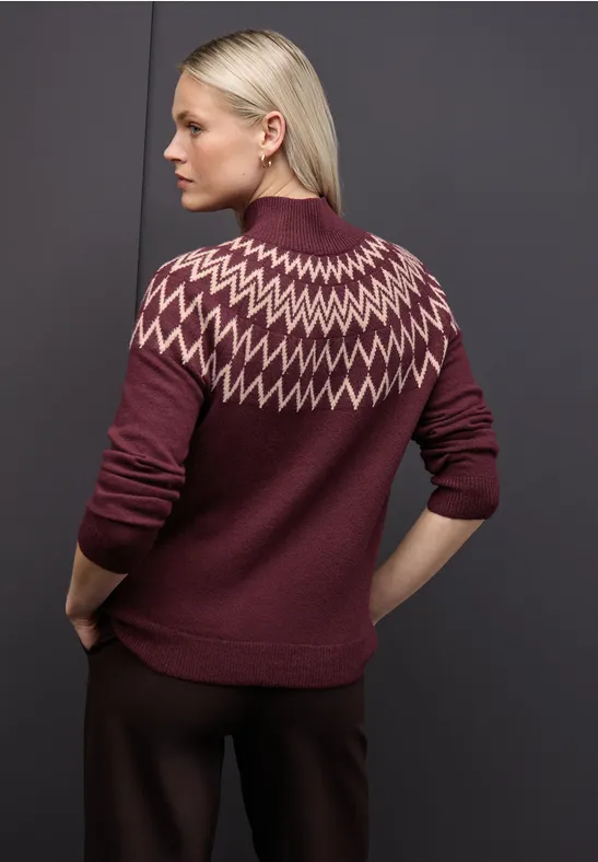 Pullover im Norweger-Look