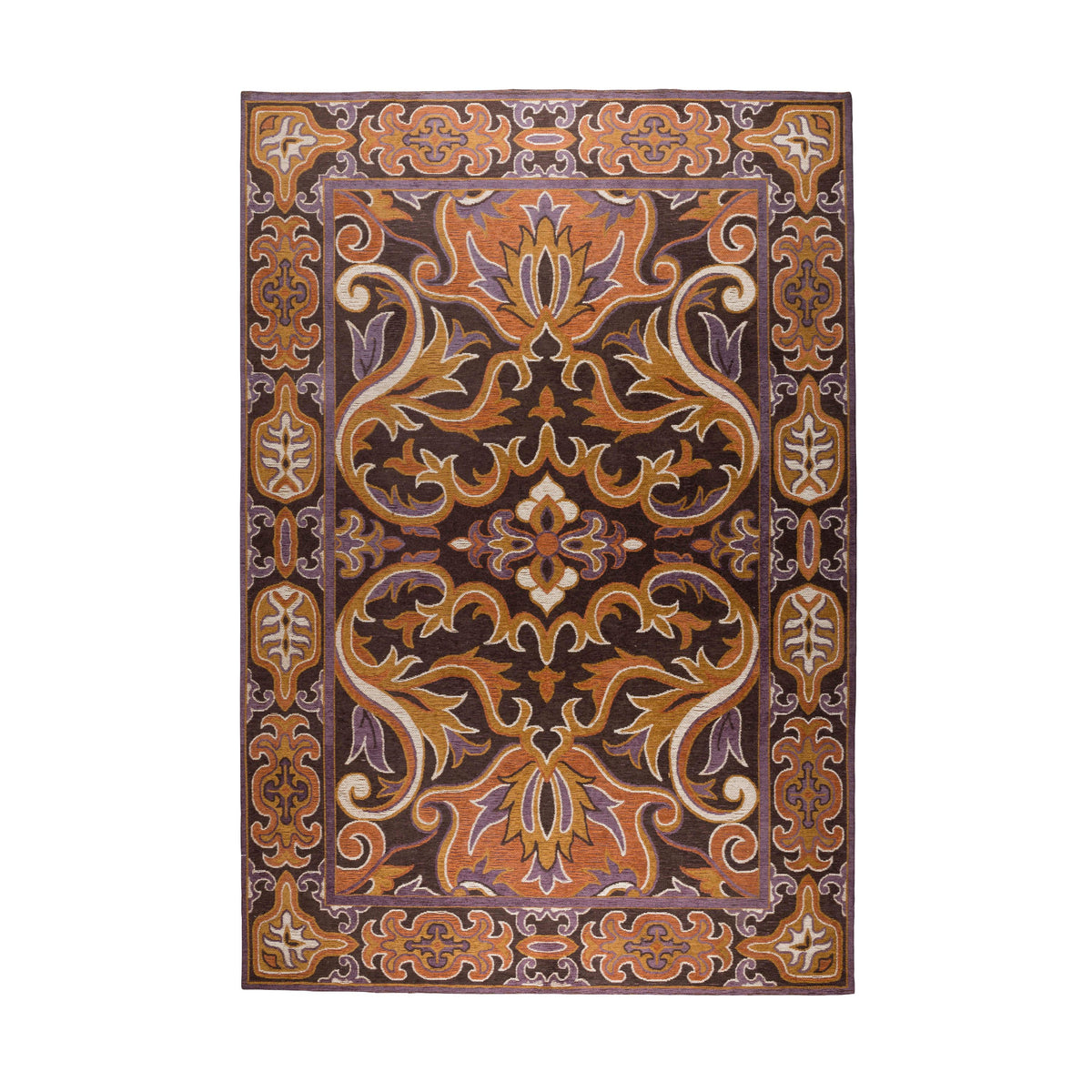 Dutchbone Bashmira Vloerkleed 160x230 - Oranje