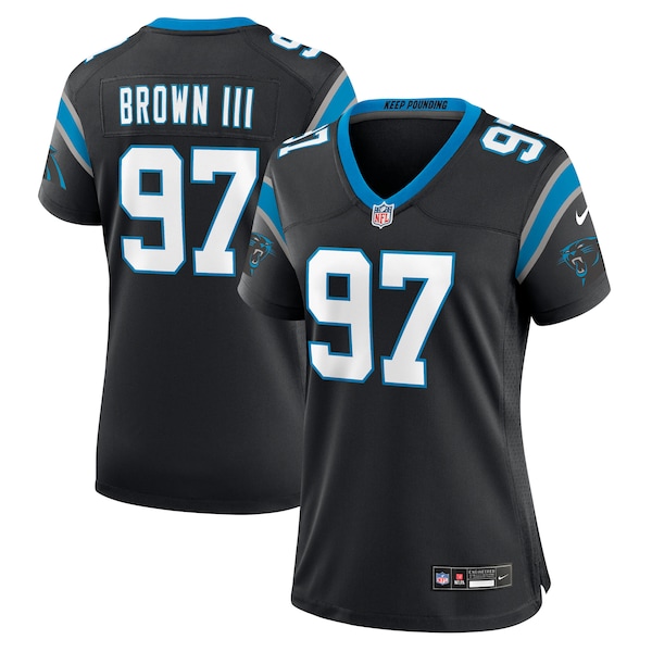 Bobby Brown III Carolina Panthers Nike Women's Team Game Jersey -  Black