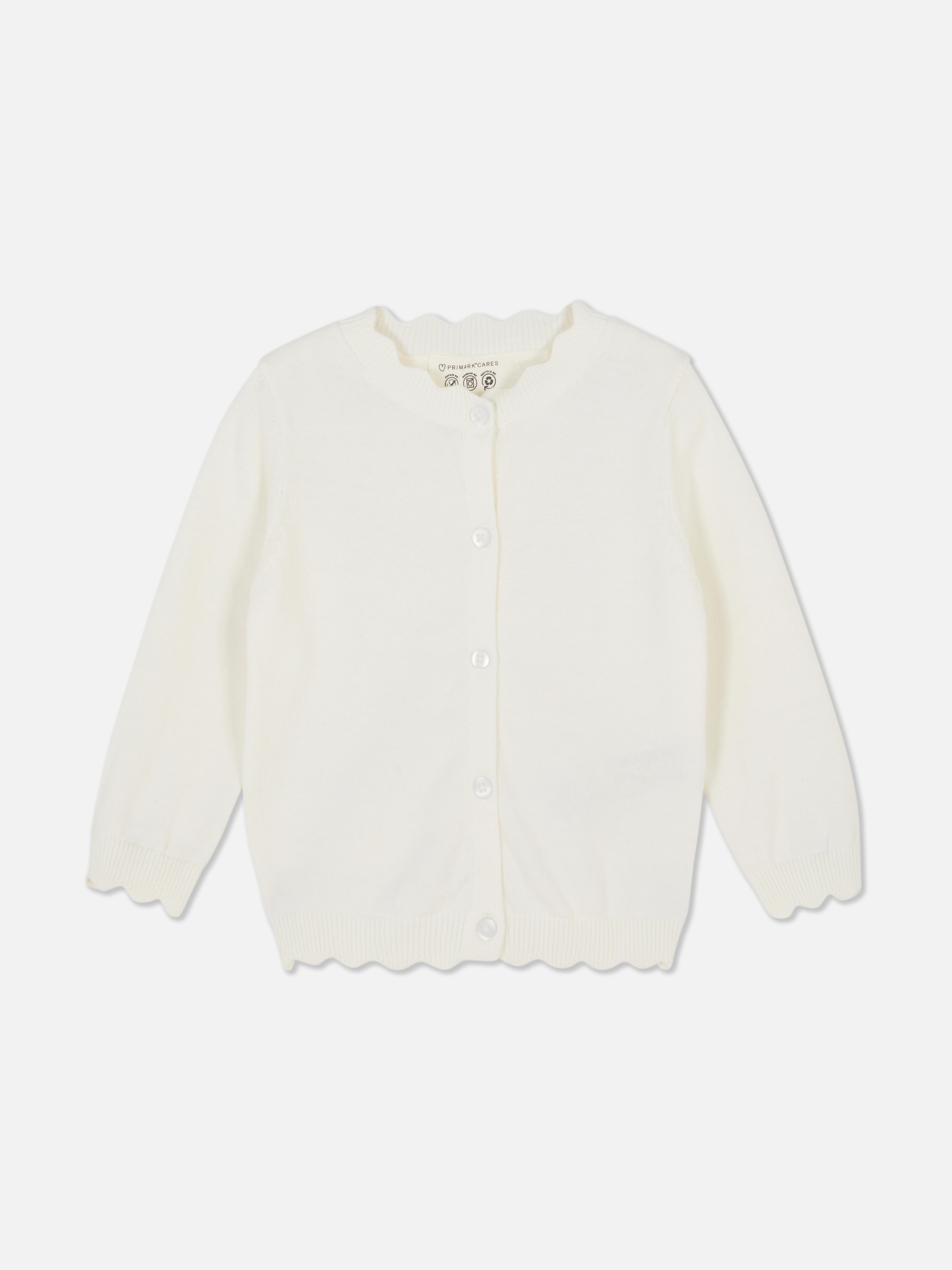 Scalloped Hem Cardigan