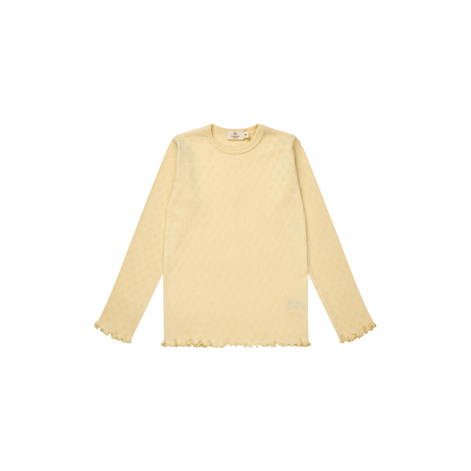 Pointelle Heart LS Tee