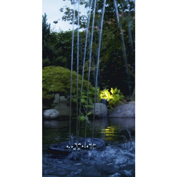 Wasserspiel »Water Starlet«, 26 W, Kunststoff, grau