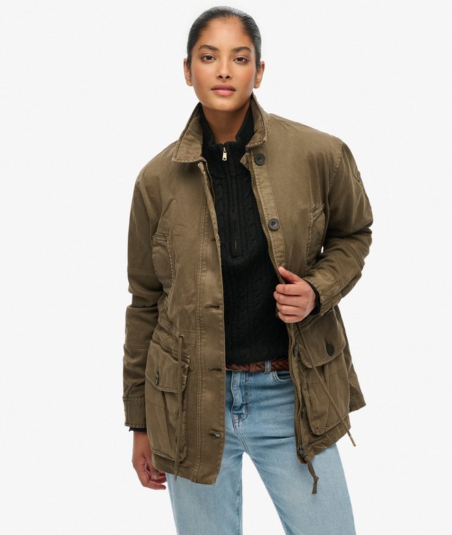 Dropped Waist Jacket