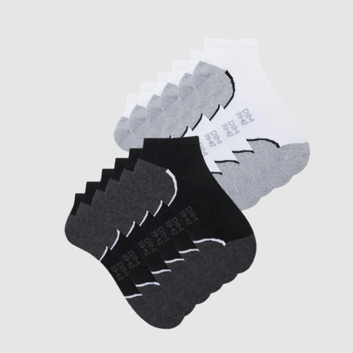 Lot de 6 paires de socquettes sneaker