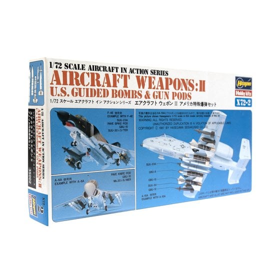 Hasegawa US Aircraft Weapon Set II 1:72