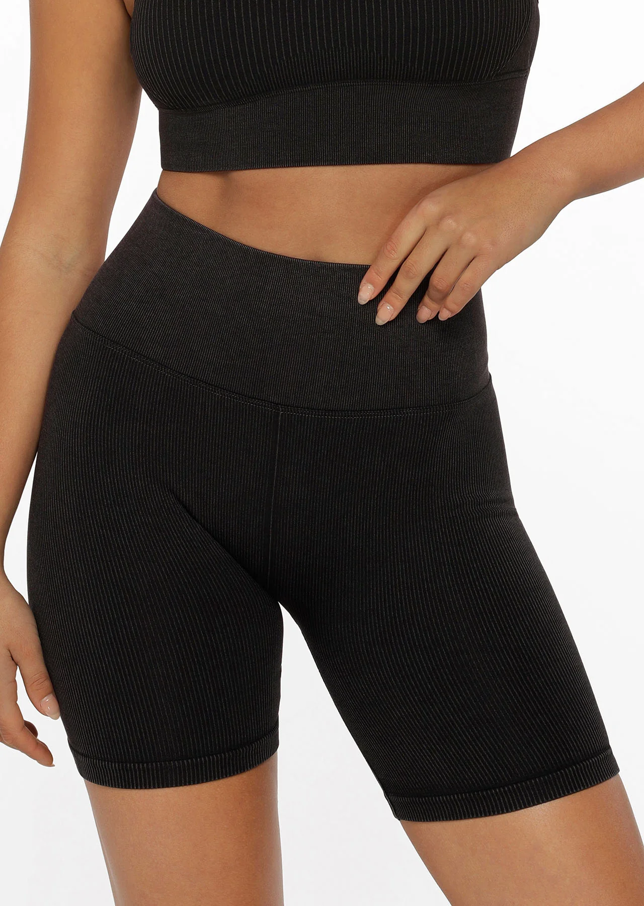 Tempo Ribbed Seamless Bike Shorts