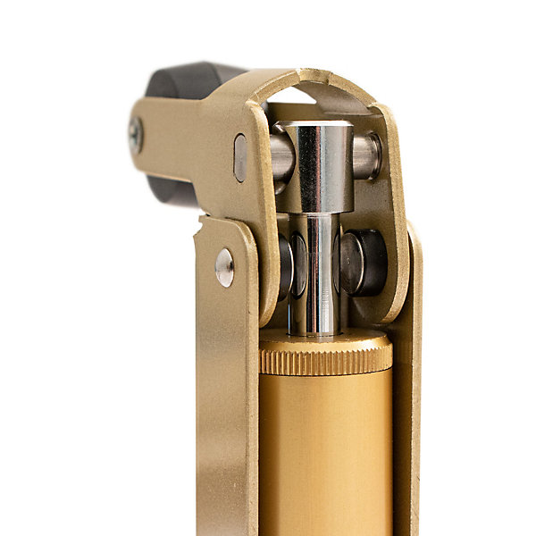 Frein de rétention Réglable force 60 a 80 N aluminium anodisé or, pour porte jusquà 80 KG.