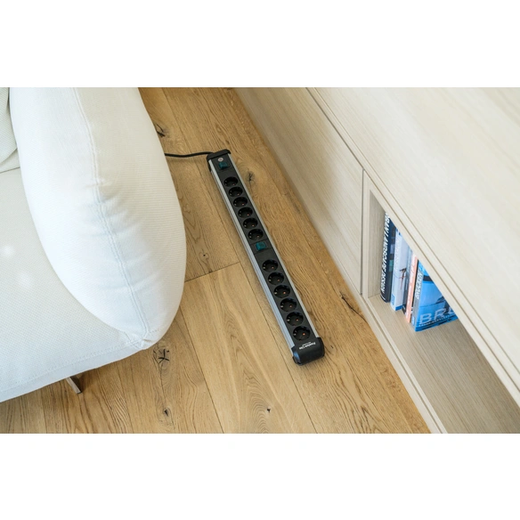 Premium-Alu-Line Steckdosenleiste 12-fach 3m