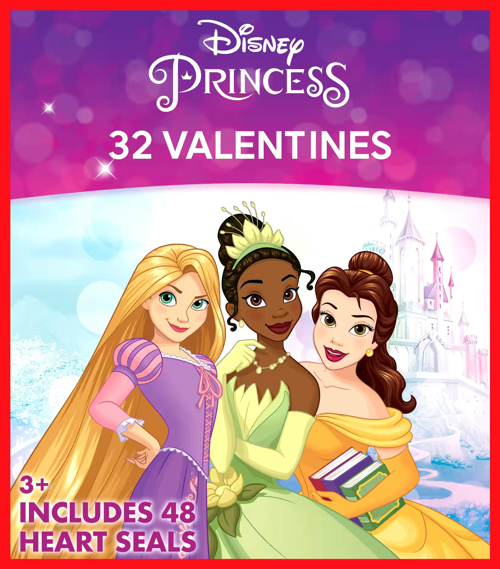 Paper Magic Valentines Showcase Disney Princess Card, 32-ct