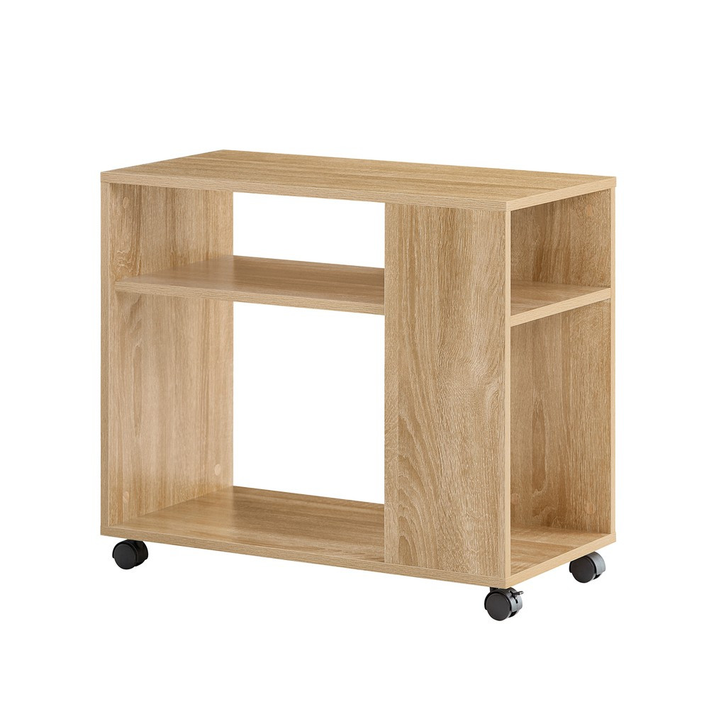 SoBuy Stolik kawowy z dwiema półkami 70x35x60cm FBT34-N