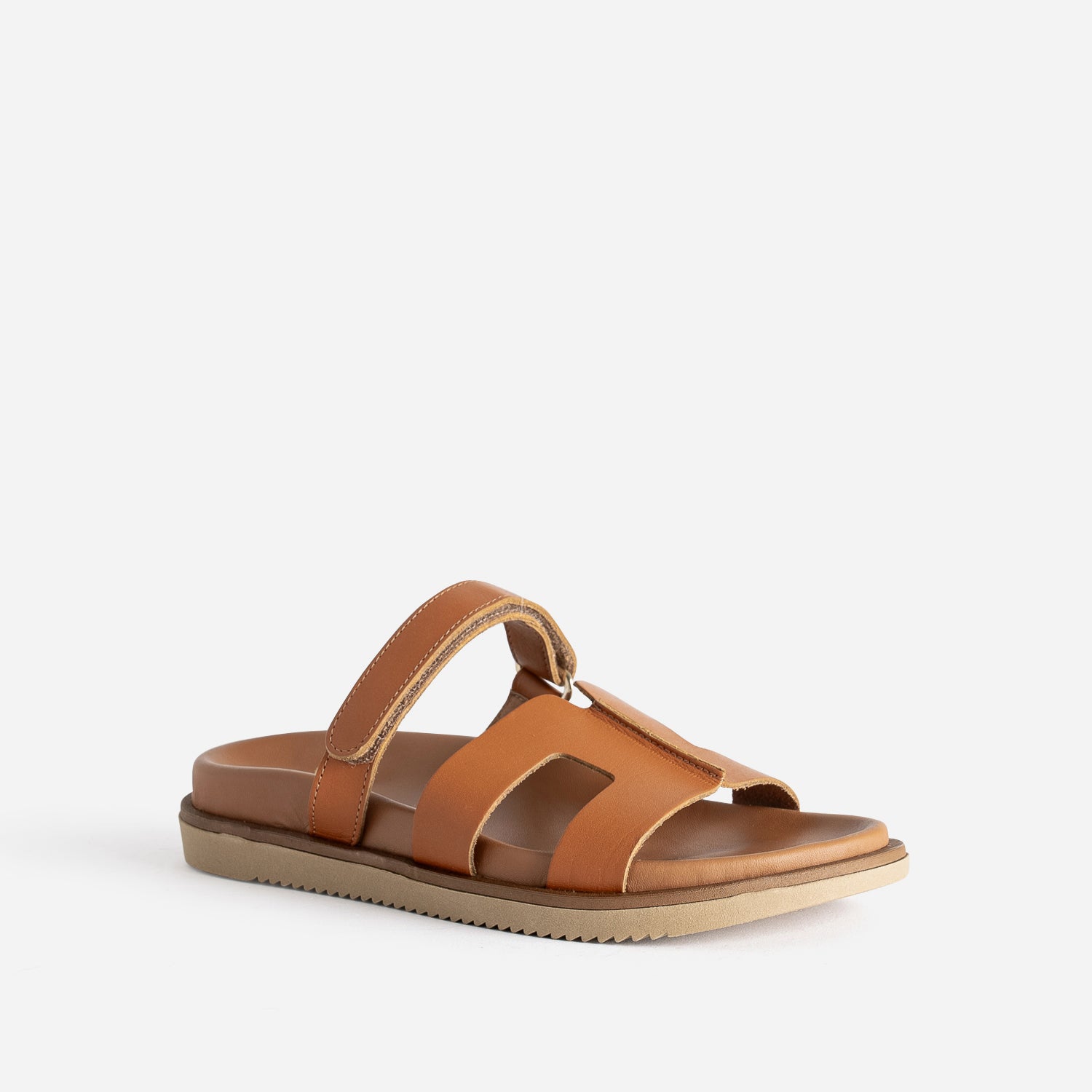 Mule TEXTO cognac cuir