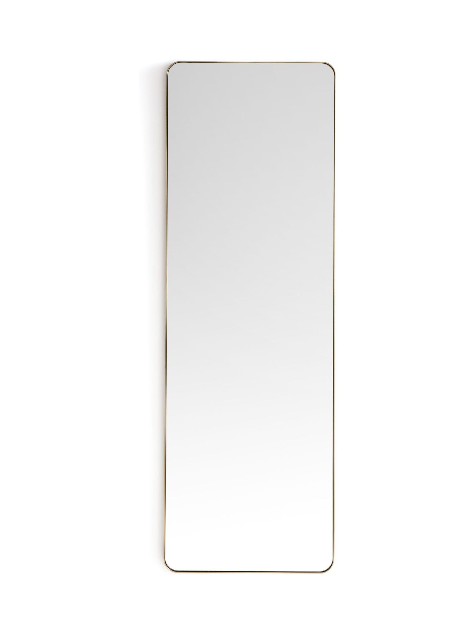 La Redoute Intérieurs Brass Iodus 50 X 150cm Rectangular Metal Mirror
