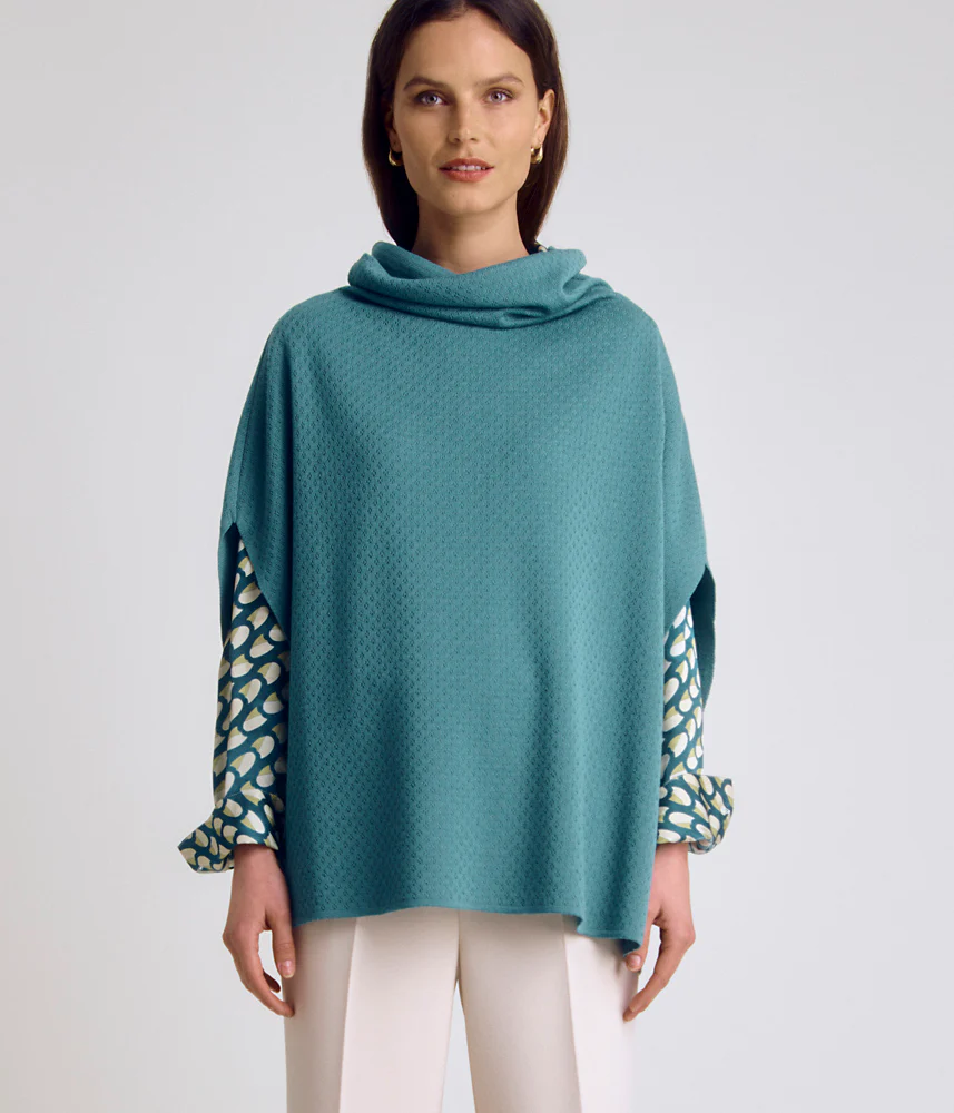 Cape maille en laine mérinos GLOIRE86/86090/221