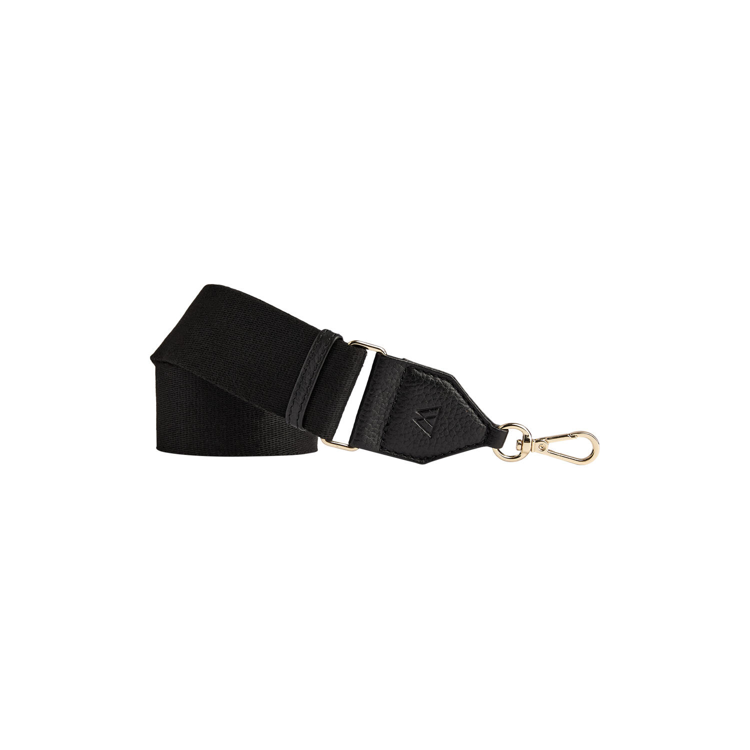 FinleyMBG Guiter Strap Gold, black w/black
