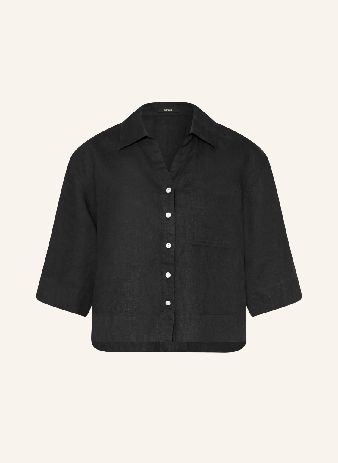 OPUS Blusenshirt FLIPPA aus Leinen