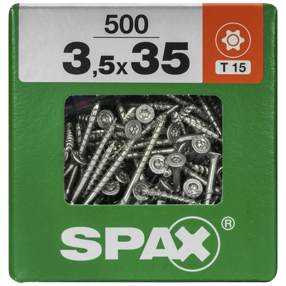 Universalschraube, 3,5 mm, Stahl, 500 Stk., TRX 3,5x35 XXL