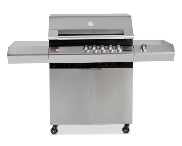 Ziegler & Brown Turbo Elite 5 Burner on Side Burner Cart