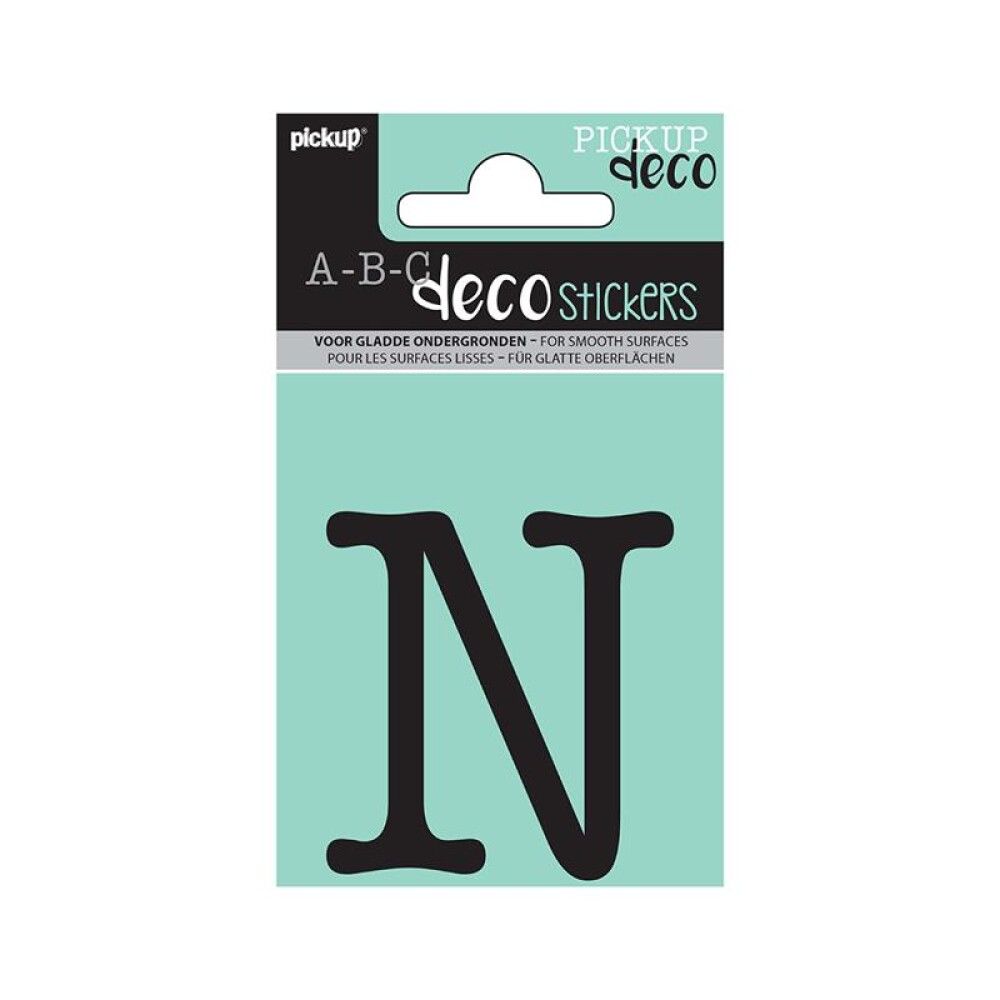 SKILT PICKUP ABC DECO MAUD 60 MM N SORT
