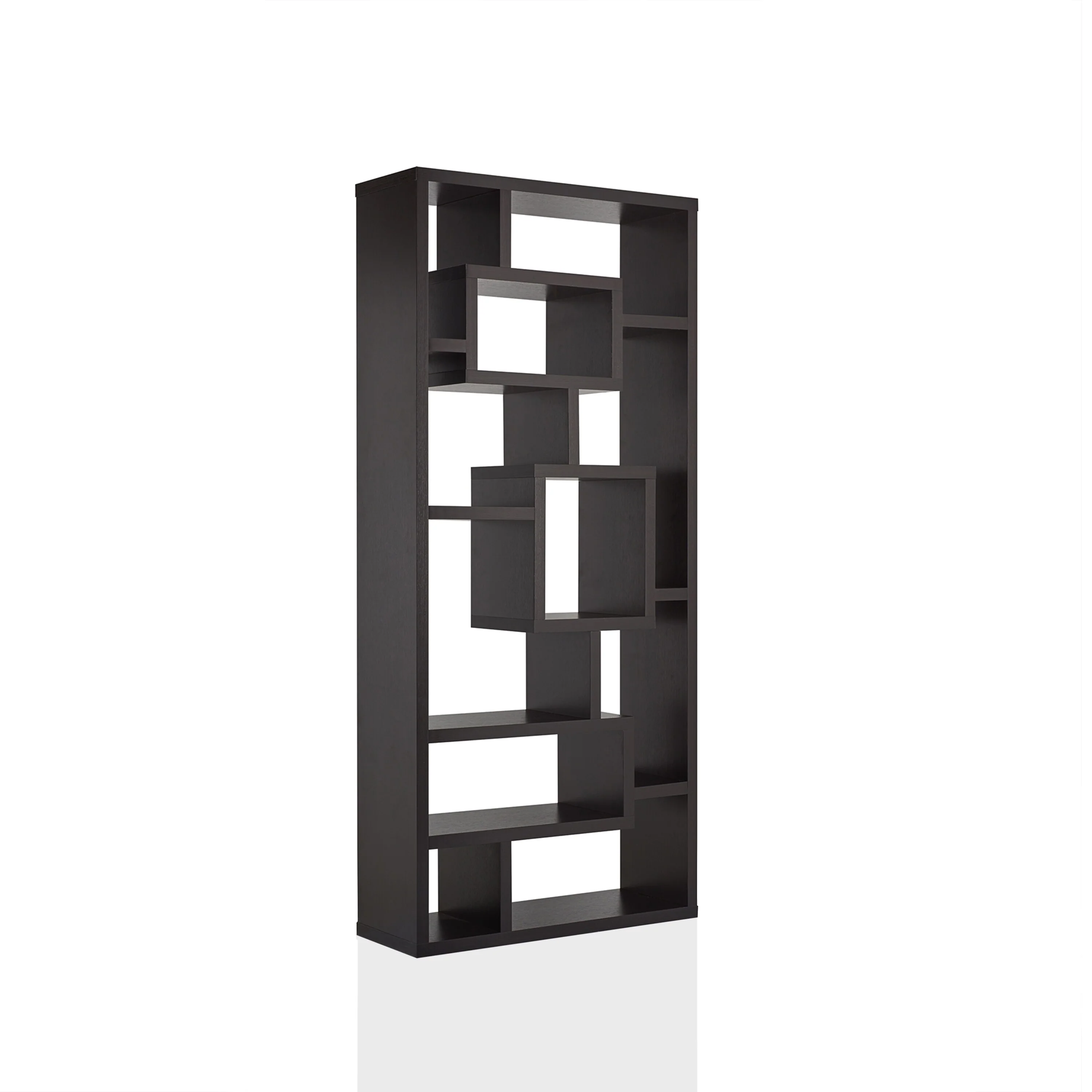 Tribeca Modern Multi-Shelf Open Back Bookcase/Display Cabinet by Furniture of America