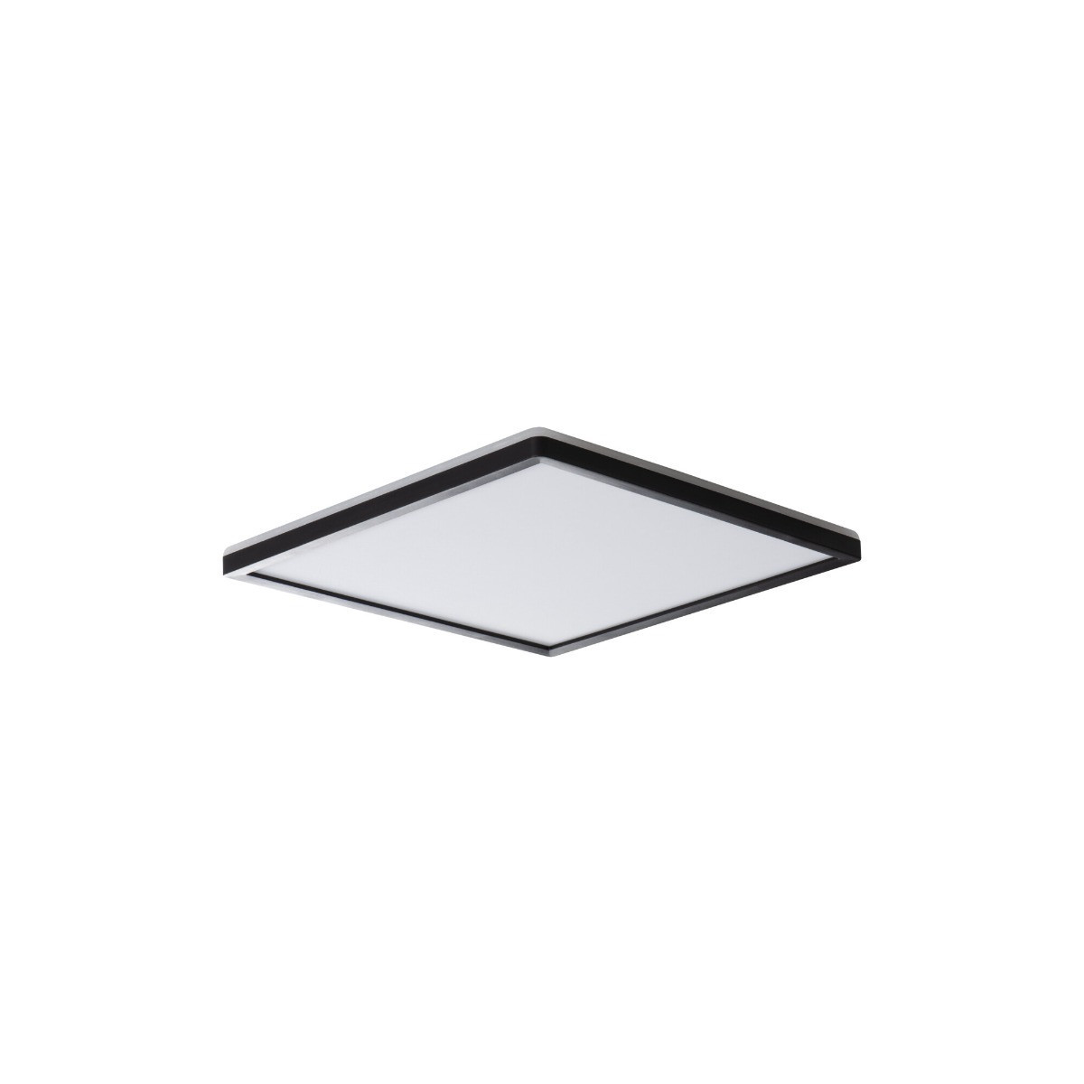Plafon AZPOkwadratowy czarny LED 1x12.3W 22,5cm 1150lm IP54 Kanlux