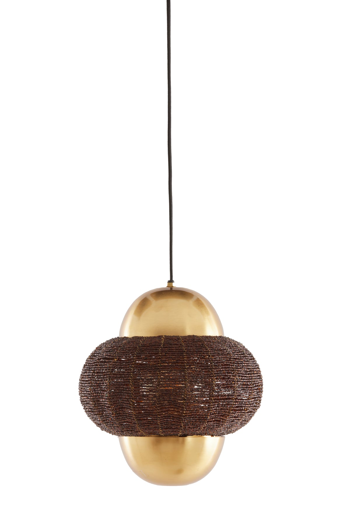 Light & Living hanglamp CETARA - bruin - Ø26x28cm