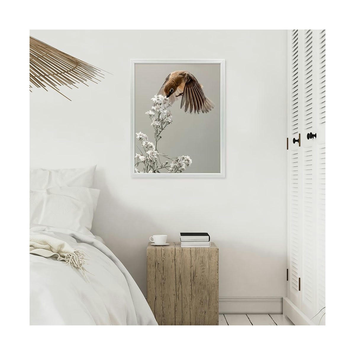 PERLE - Cadre photo gris clair 40x50 cm bois massif fsc