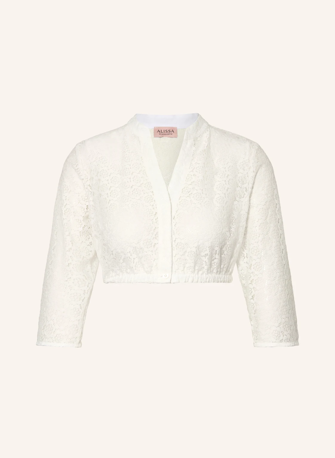 ALISSA BY KINGA MATHE Dirndlbluse SURI aus Spitze mit 3/4-Arm