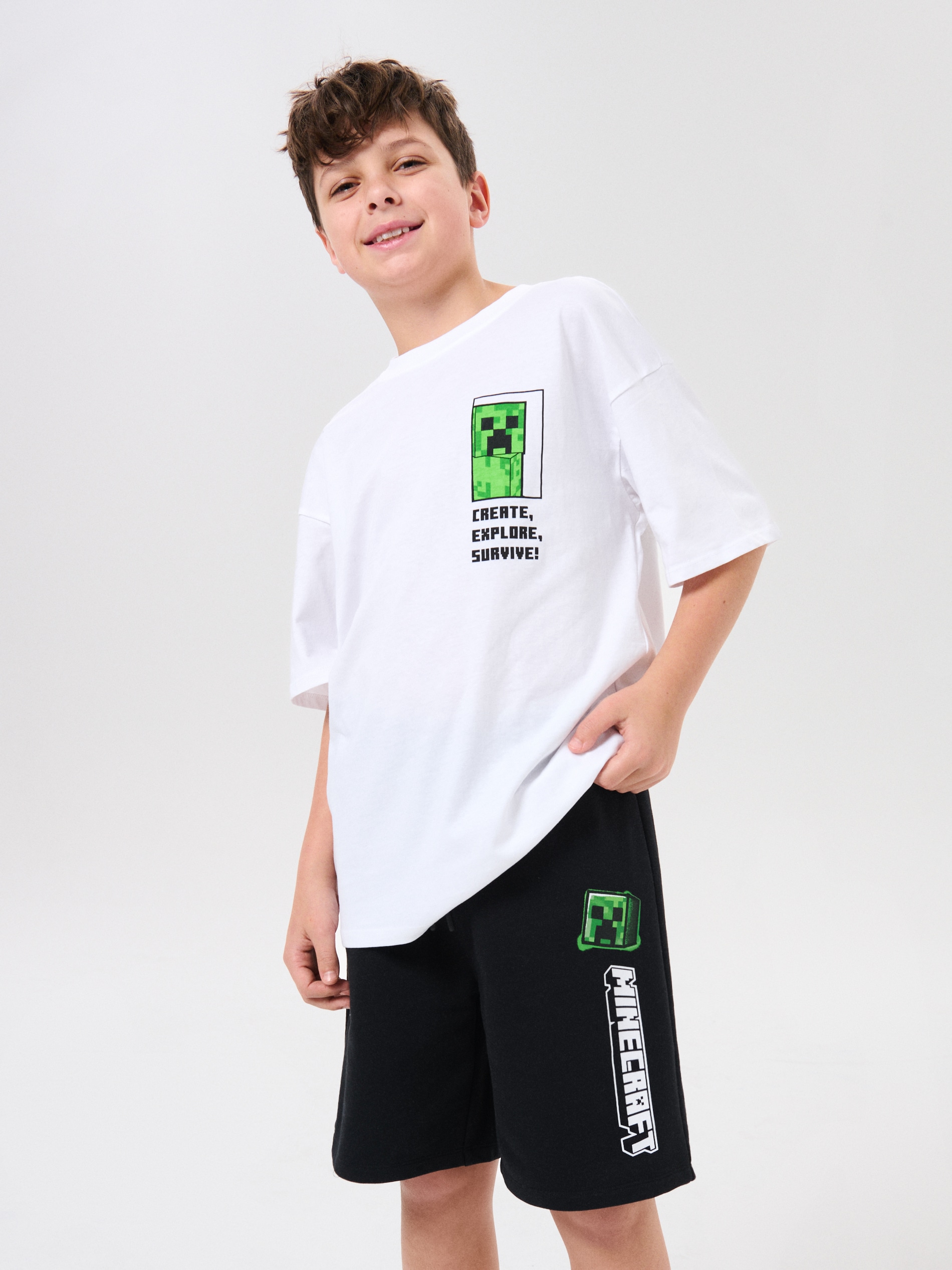 Szorty dresowe Minecraft