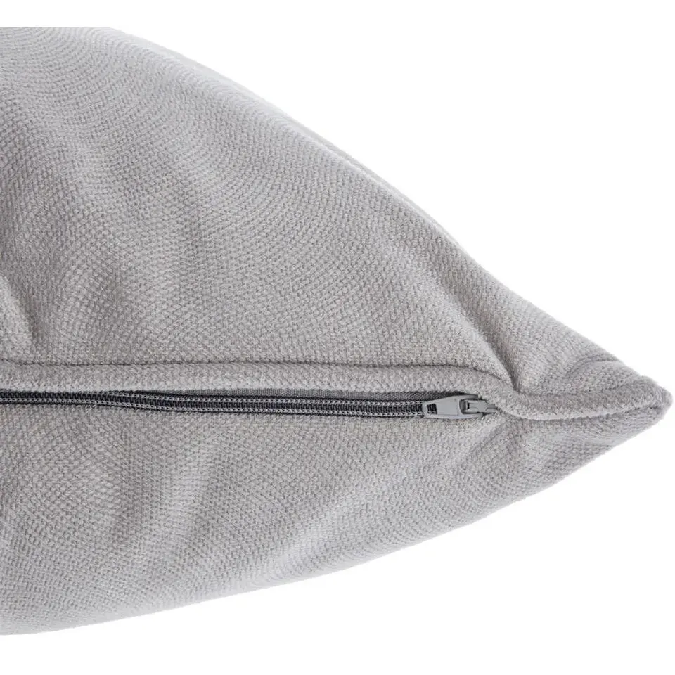 Atmosphera Bank/sierkussens Sophia - 30 x 50 cm - Zilvergrijs