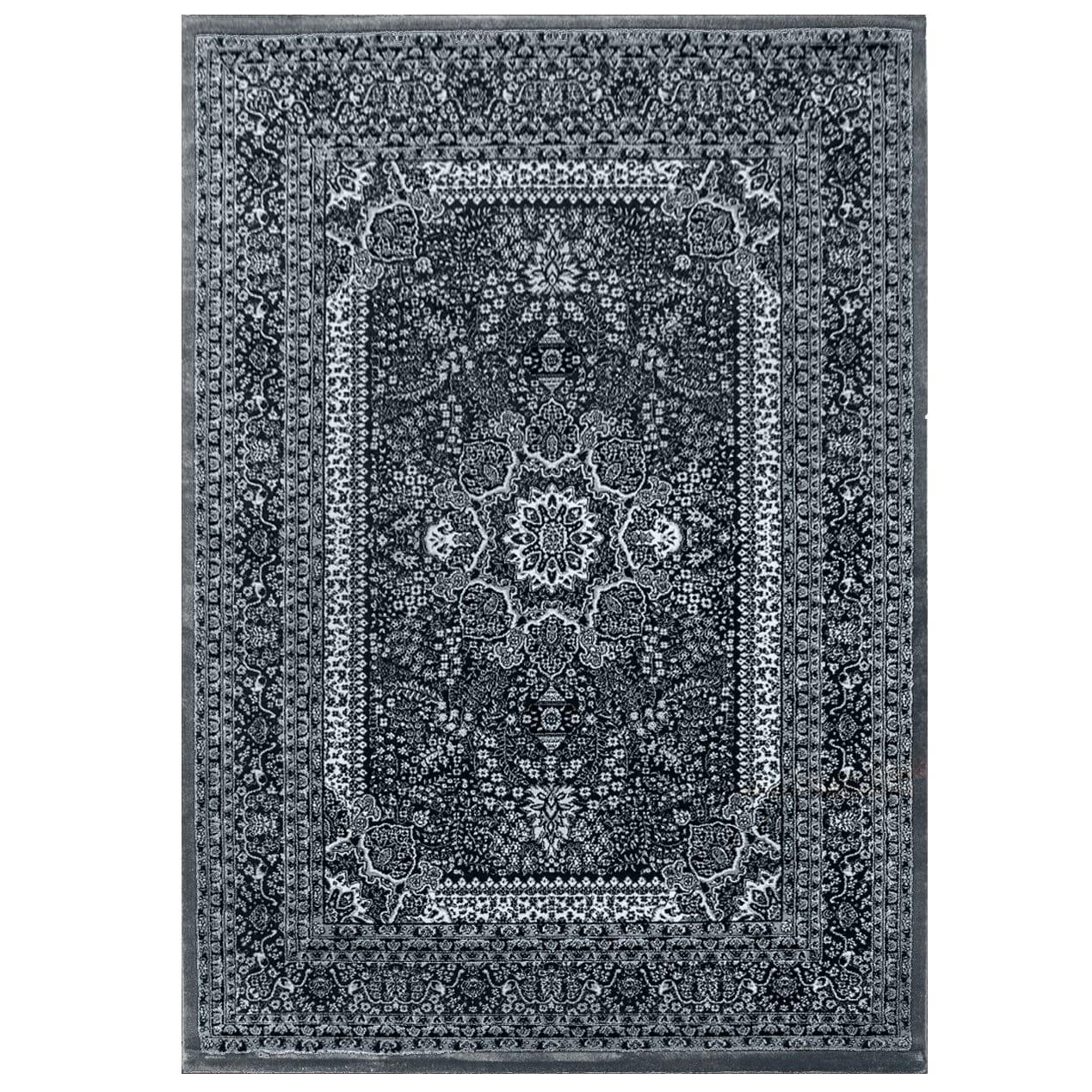 MARRAKESH - Tapis d'orient gris 80x150cm