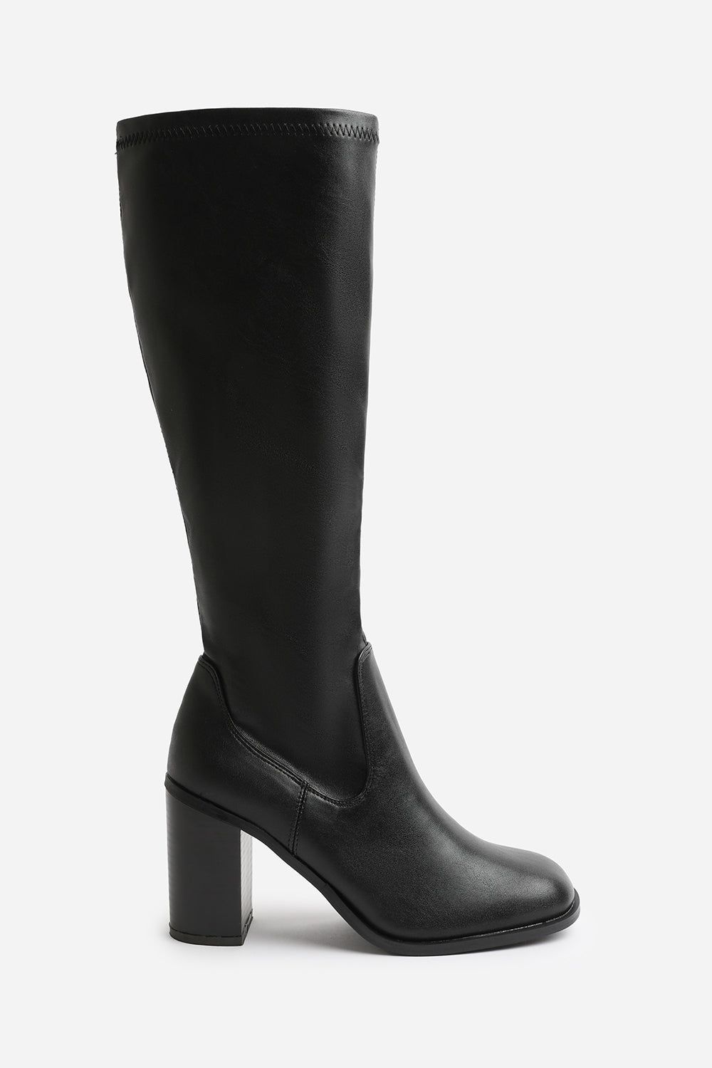 Where's That From Talia' Knee High Boots High Block Heel