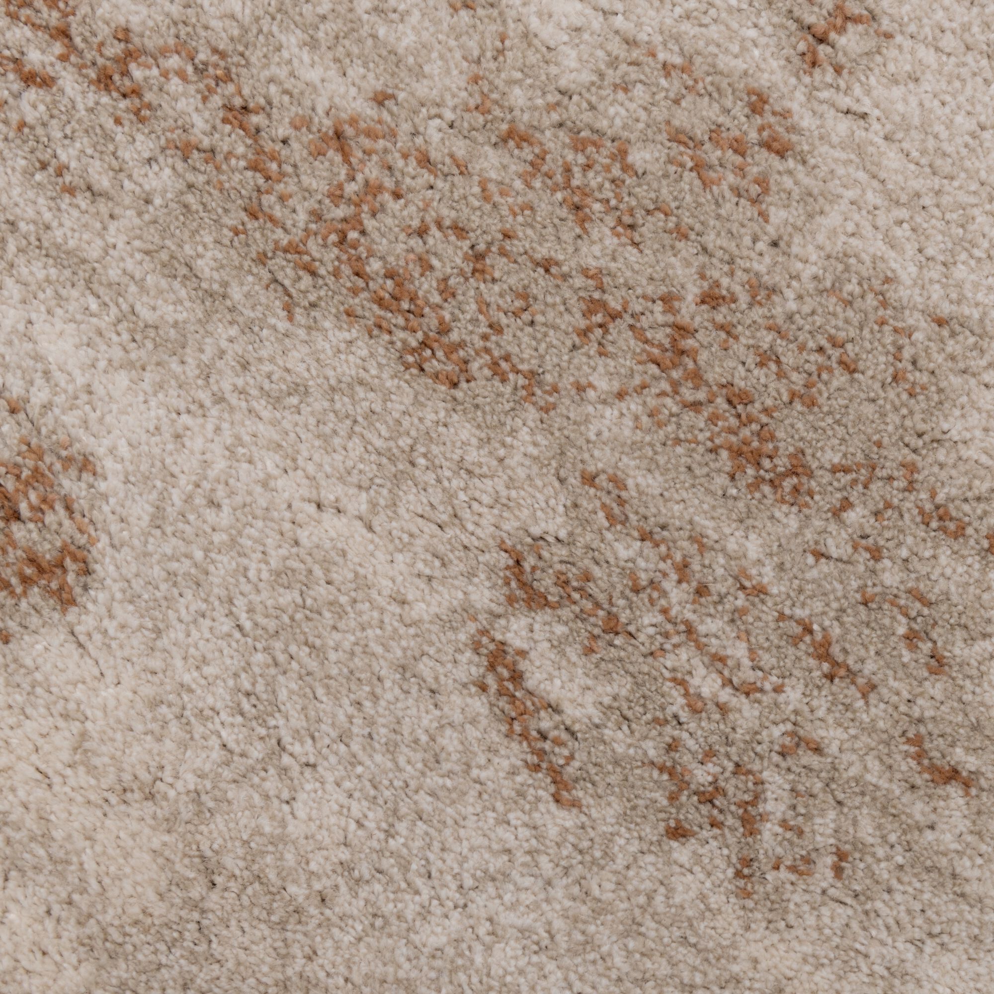 MAUD - Tapis shaggy à motifs 160x230cm - beige