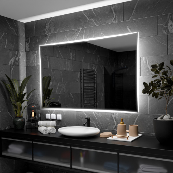 Lustro Podświetlane Led Lisbona-70Cm, 50Cm