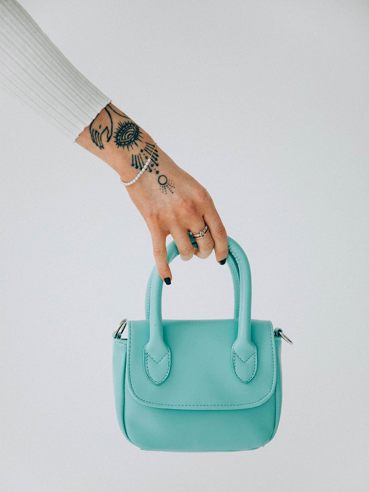 SVNX Mini Bag With Top Handle And Cross Body Strap