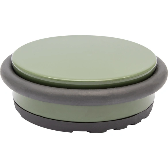 Bodentürstopper »Big Disk Color«, grün, Metall/Gummi
