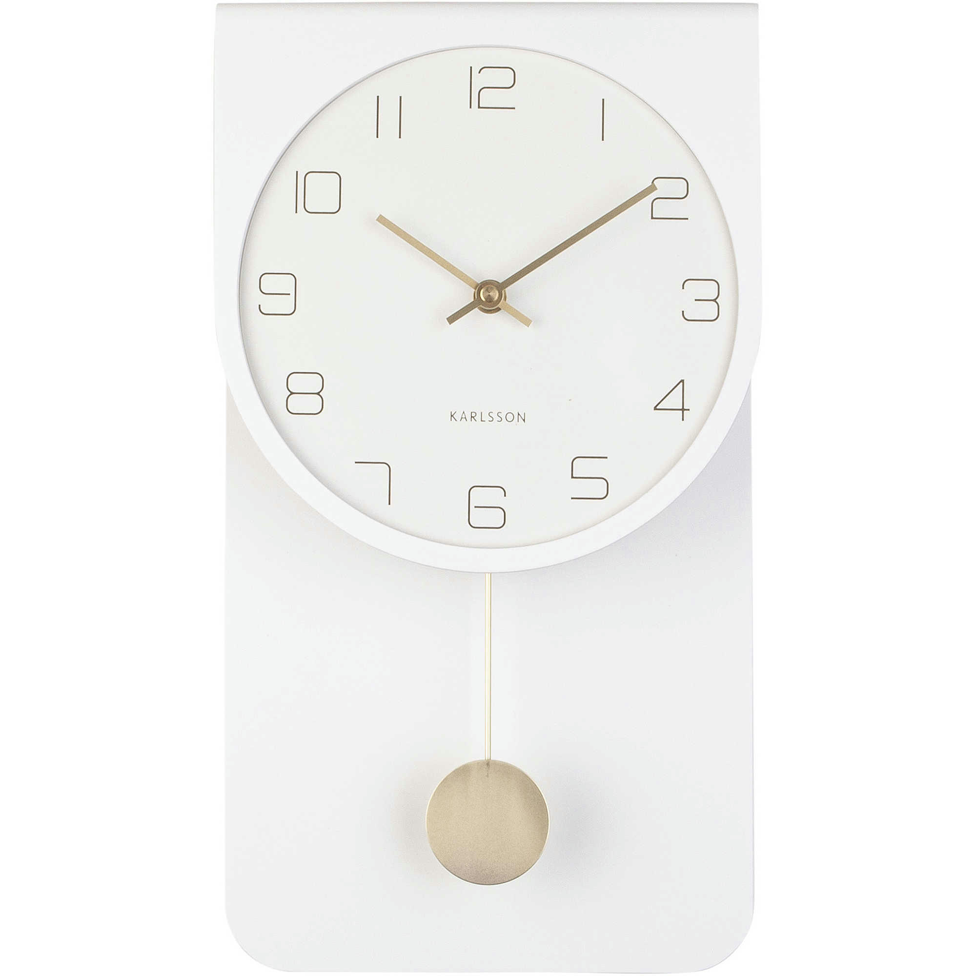 CASA PENDULUM - Pendule en bois casa 22 x 39 cm blanc