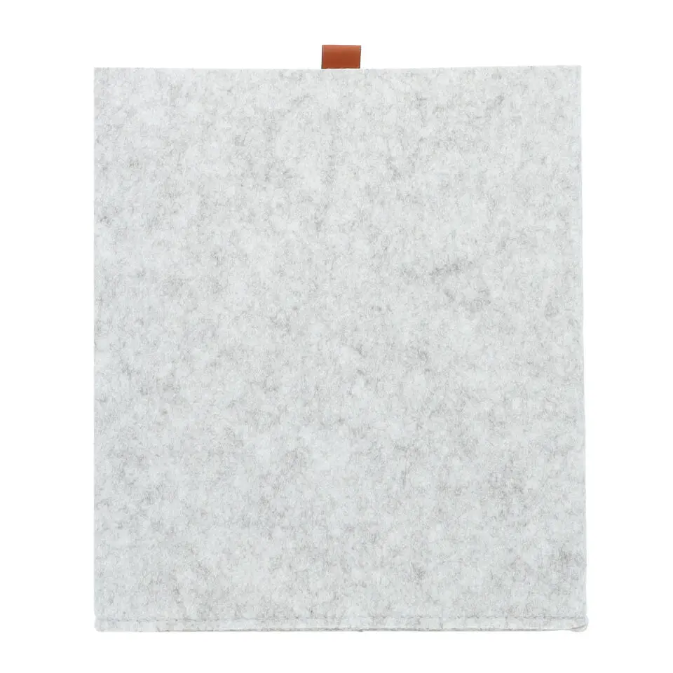 QUVIO Organizer vierkant - 23 x 26,5 cm - Vilt - Grijs